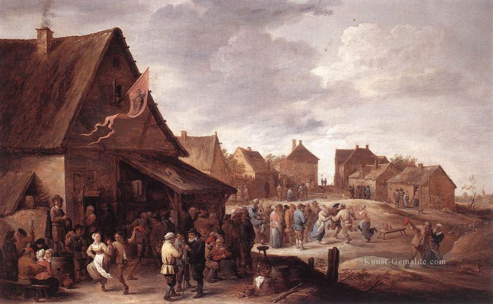 Dorffest David Teniers der Jüngere Ölgemälde